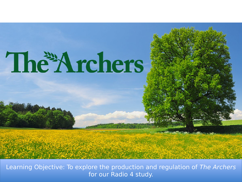The Archers - lesson 2, production and marketing