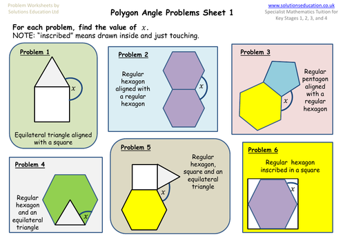 Regular Polygon Angles Problems