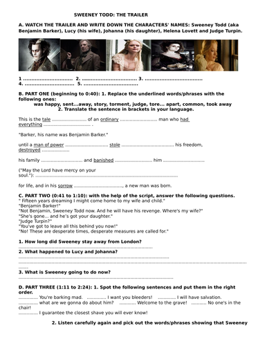 PENNY DREADFUL: SWEENEY TODD