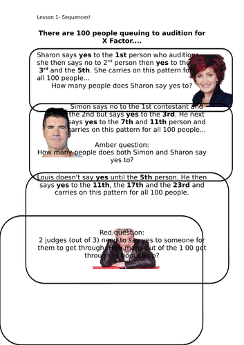 Interactive Sequences Lesson Judged Outstanding Includes X Factor Activity