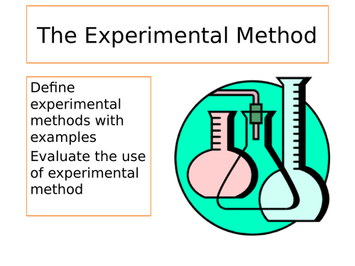 types of experimental method psychology