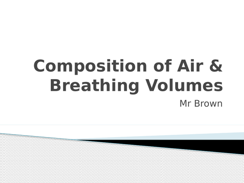 GCSE PE- breathing volumes