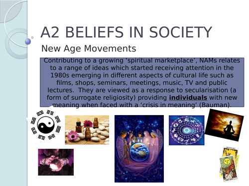 AQA Sociology Beliefs New Age Movements