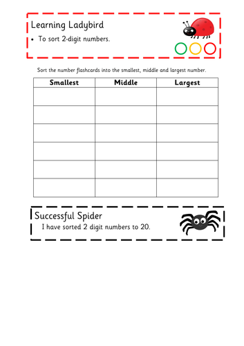 Numeracy Worksheets for Year 1