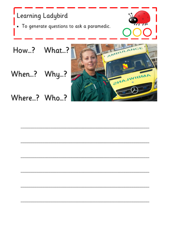 Questioning - What would you like to ask a paramedic?