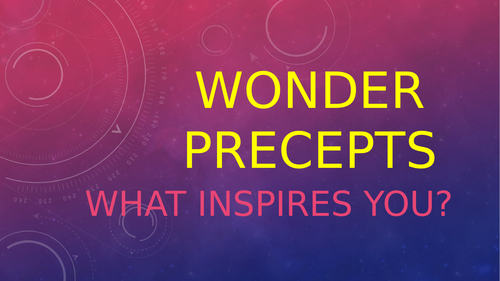 Wonder Precepts