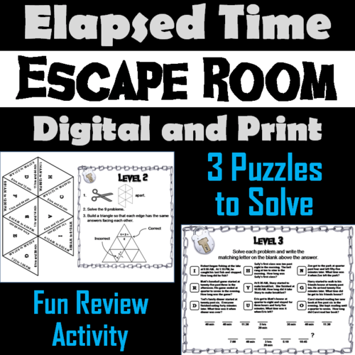 Elapsed Time: Math Escape Room
