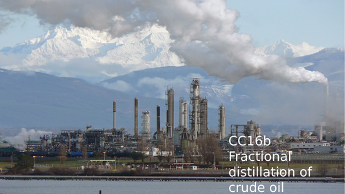 CC16b Fractional distillation of Crude oil