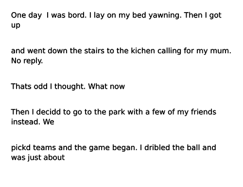 y3 stone age modelled texts