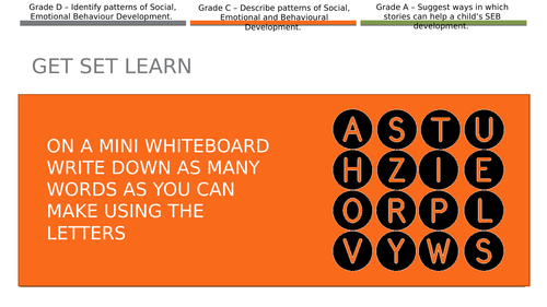 Social Emotional Behaviour Development