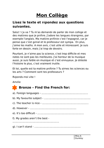 Vive La France Math Worksheet - Worksheet List