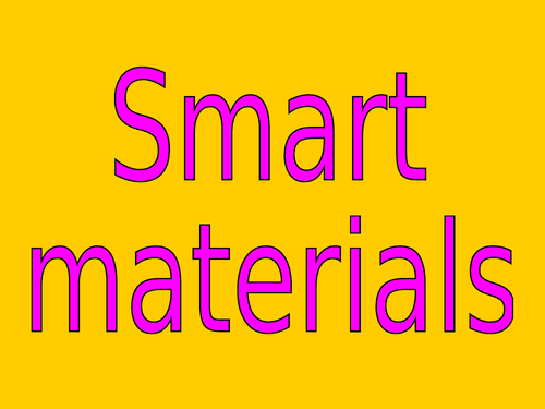 Resistant Materials Revision PowerPoints by topic