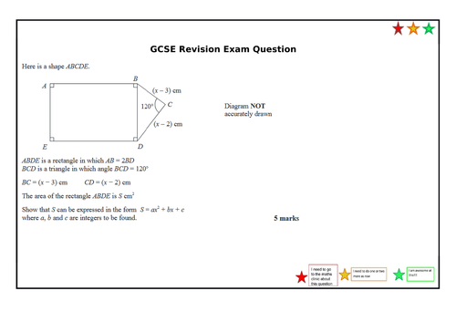 GCSE Exam Questions