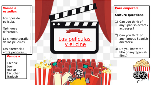 GCSE Spanish: Film & Cinema