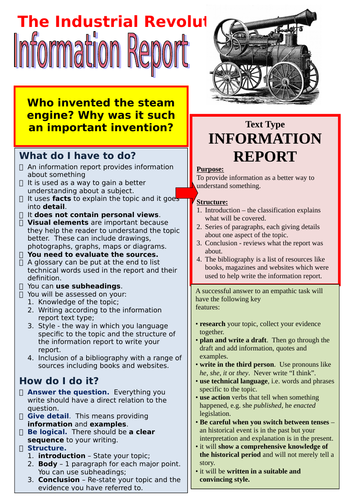 Information Report - Industrial Revolution