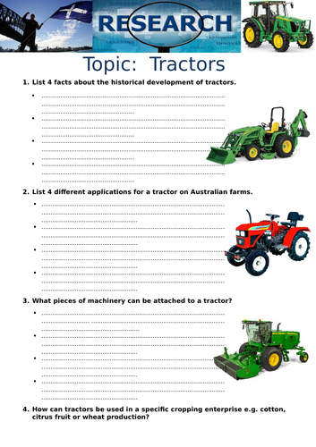 Tractors - Research