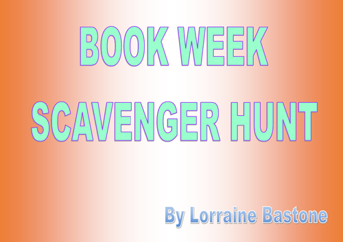 Book Week Scavenger Hunt