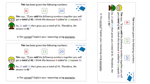 Addition using Column Method - with Reasoning Activities per group (Two Lessons)