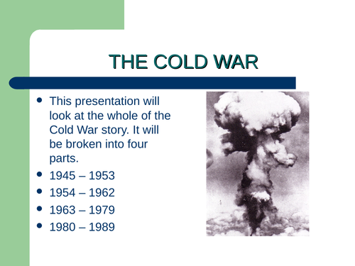Cold War Revision
