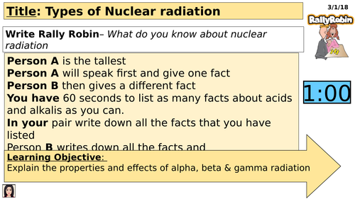 Types of nuclear radiation