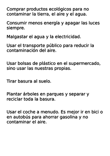 Mira GCSE - Proteger el medio ambiente