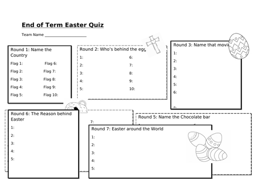 Easter Quiz (2019)