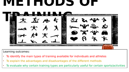 AQA GCSE PE - 3.1.3 Physical training - Methods / Types of training