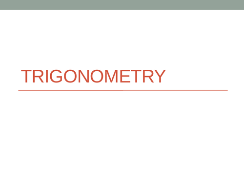 Trigonometry rules