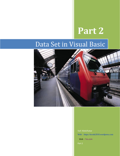 What Is Visual Basic Dataset? – Lesson 5 : Managing VB Data – MDSPE