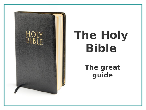 The Bible - PowerPoint
