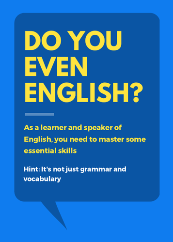 Reading skills classroom display