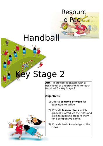 Handball Resource Pack KS2