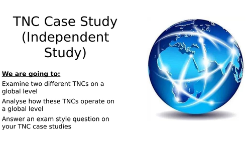 Transnational Companies (TNCs) Lesson and Individual Research Task