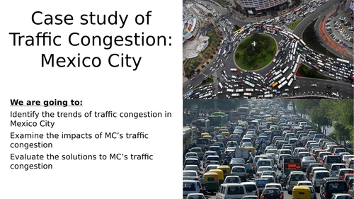 traffic congestion case study geography