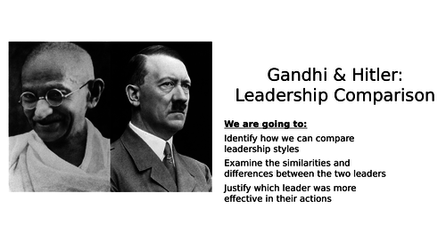 A Comparison of Leadership: Hitler & Gandhi