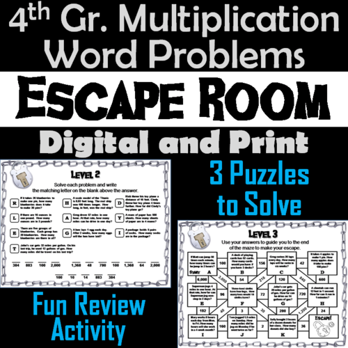 Multiplication Word Problems