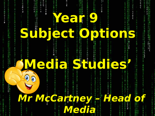 Introduction to Media Studies ppt