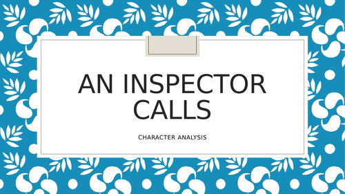 How to analyse the characters in AIC - SHEILA