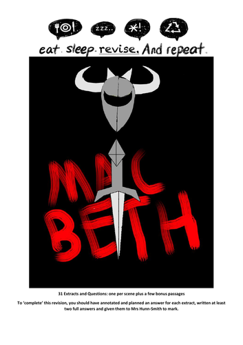 Macbeth Extracts and Exam Questions