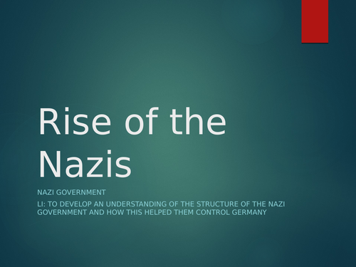 Rise of the Nazis: Night of the Long Knives Lesson 13