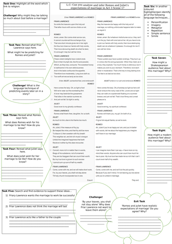 Romeo and Juliet Act 3 Scene 1 Analysis Mat