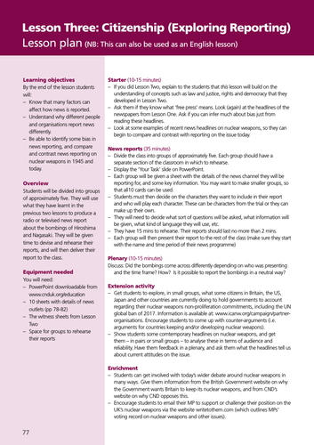 Media reporting and bias: Hiroshima and Nagasaki bombings