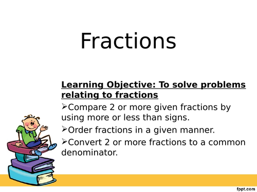 Ordering Fractions