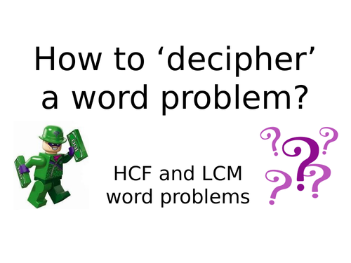 Factors & Multiples Word Problems