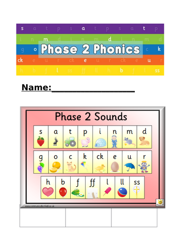 Phonics Journals Phase 2-5