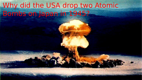 Why did President Truman decide to drop the atomic bomb on Japan in 1945?