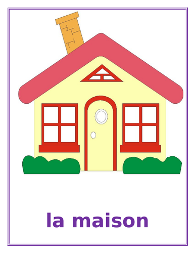 Maison (House in French) Posters | Teaching Resources