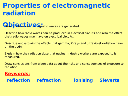 New AQA P6.7 (New Physics GCSE spec 4.6 - exams 2018) - Properties of electromagnetic waves (with RP