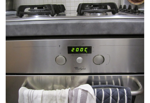 Photographs of the steps to make soda bread