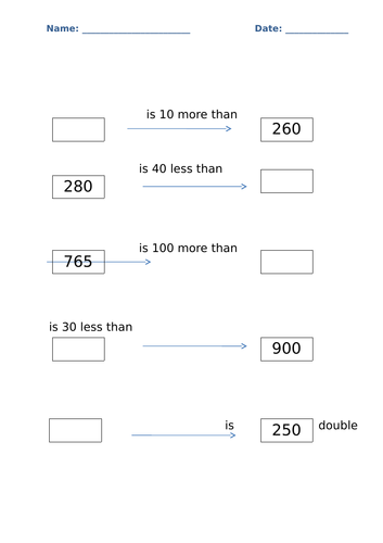 Emergency Lesson / Homework Year 6 Booklet Three – A set of sheets to Revise and Keep Busy